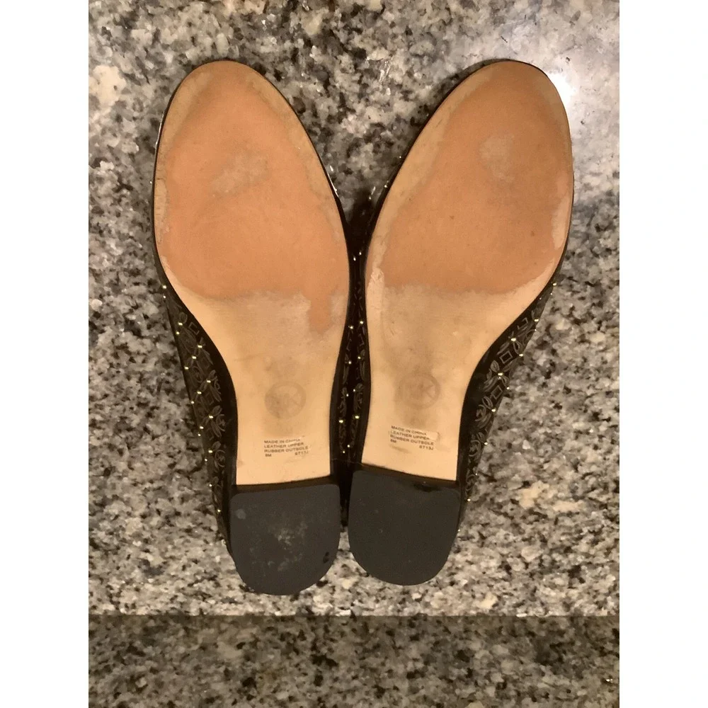 Michael Kors tan leather loafers Size 8.5M